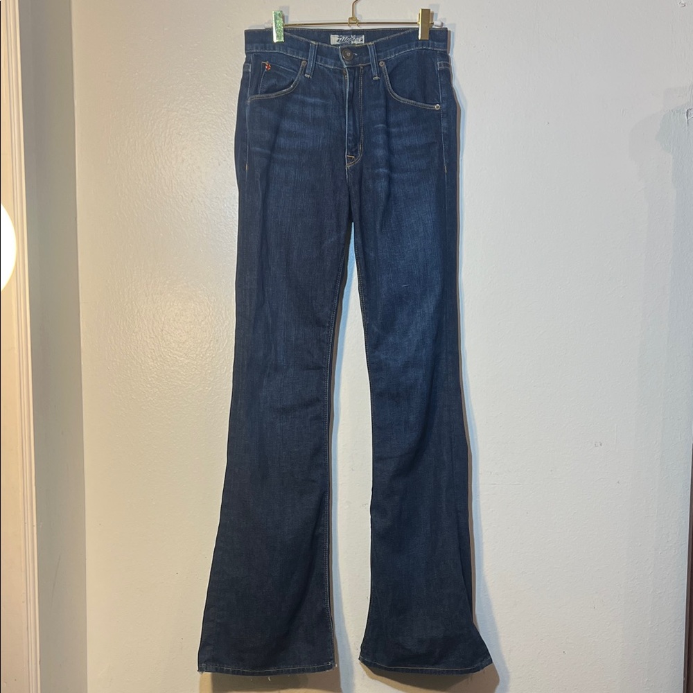 Hudson Jeans Dark Wash Flare Boot Cut Women's Blue Jeans Size 27